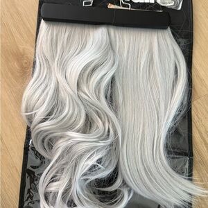 THATHAIR - 14” Silver Light Grey Halo Extensions